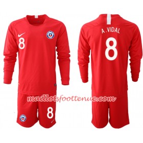 Maillot/Tenue Chili A. VIDAL 8 Enfant Domicile 2018/2019 Manche Longue